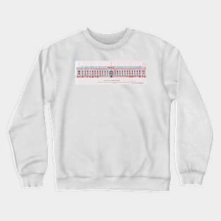 Archies main stand panorama print 3 to 1 ratio Crewneck Sweatshirt